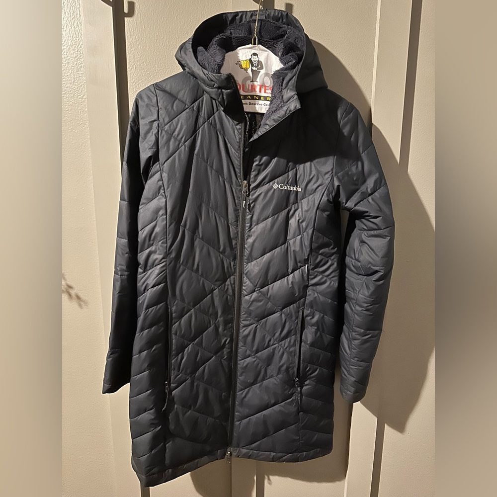 Black Columbia coat. Size small